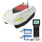 FLYTEC D50B GPS katamarán horgász etetőhajó 2 x 15.600 mAh akkumulátorral