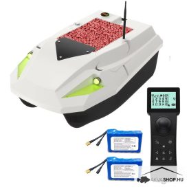   FLYTEC D50B GPS katamarán horgász etetőhajó 2 x 15.600 mAh akkumulátorral