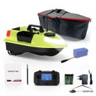 FLYTEC D19 YELLOW horgász etetőhajó akkumulátorral