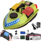 FLYTEC D19 YELLOW horgász etetőhajó akkumulátorral