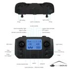 FLYTEC D20 horgász etetőhajó akkumulátorral