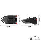 FLYTEC V020 GPS HORGÁSZ ETETŐHAJÓ AKKUMULÁTORRAL