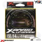 YGK X BRAID UPGRADE X8 150M PE 0,185 mm (#1,2) / 11,33 kg FONOTT ZSINÓR