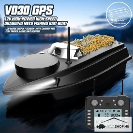   FLYTEC V030 GPS katamarán horgász etetőhajó 20.000 mAh akkumulátorral