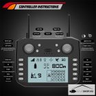 FLYTEC V030 GPS katamarán horgász etetőhajó 20.000 mAh akkumulátorral